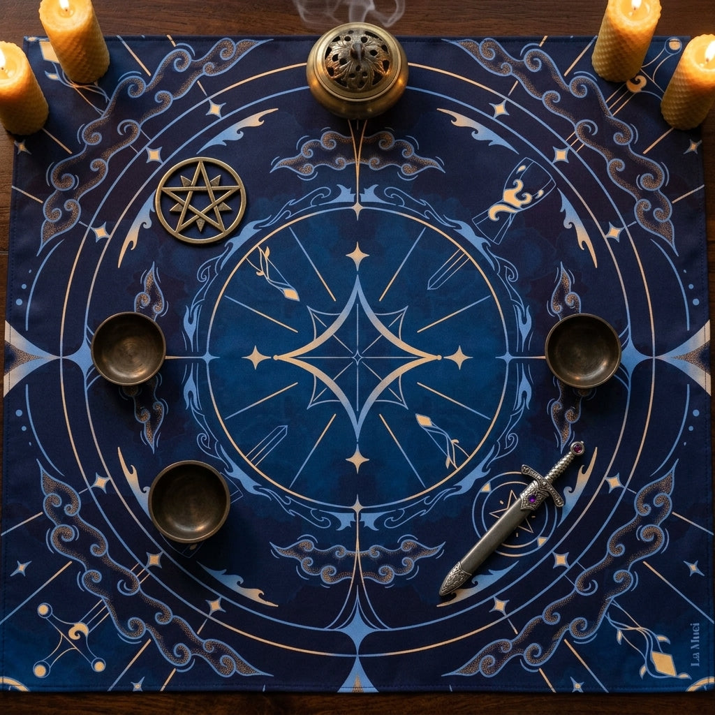 Dreamscapes colorful silk altar cloth, extra photo