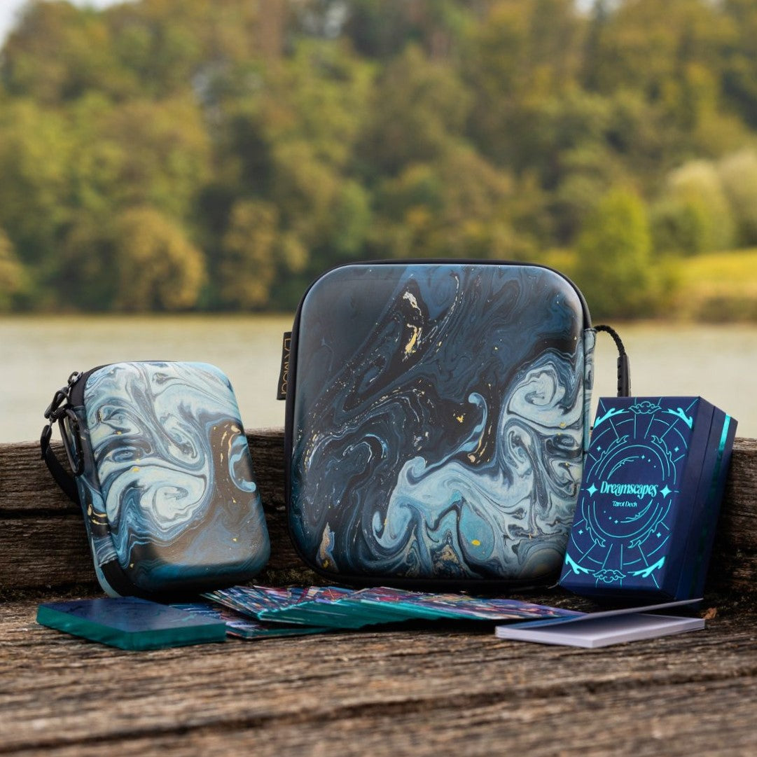 Dreamscapes tarot travel set with decks, silk cloth, velvet bag and travel cases, photo 5