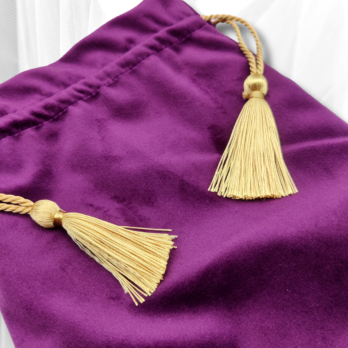 Witchy Purple Velvet Bag