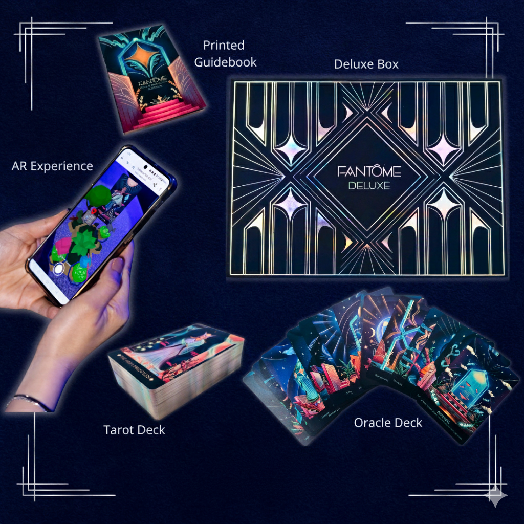 Fantôme Tarot Deck – Reborn Edition (with Oracle & AR Guidebook Fantôme Tarot Deck – Reborn Edition (with Oracle & AR Guidebook