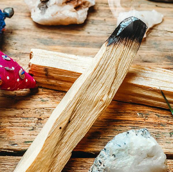 Natural palo santo sticks for smudging